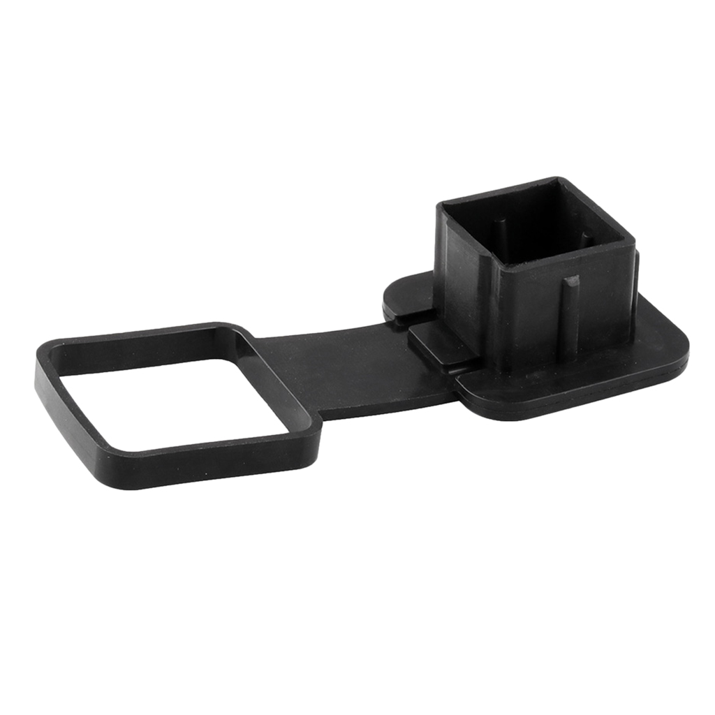 2 "svart gummi dragkrok mottagare täcklock suv lastbil skåpbil  rv 2 tum
