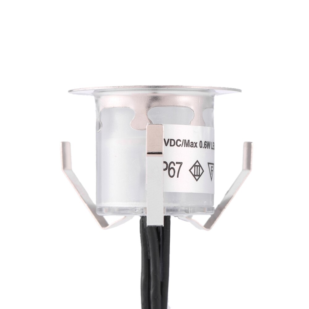 10PCS LED Deck Lights 6W 500LM Small Recessed In-ground Underground IP67 Waterproof Spotlight Landscape Decorations Lamps