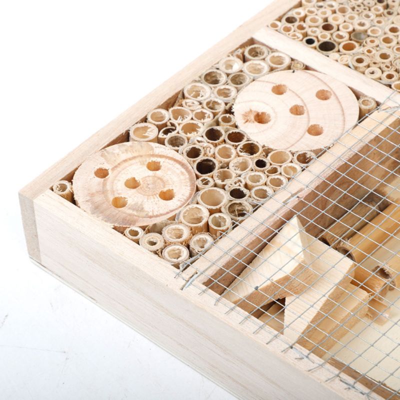 Maison d'insectes en bois hôtel abeille ruche Habitat pour coccinelles coccinelles lacewings