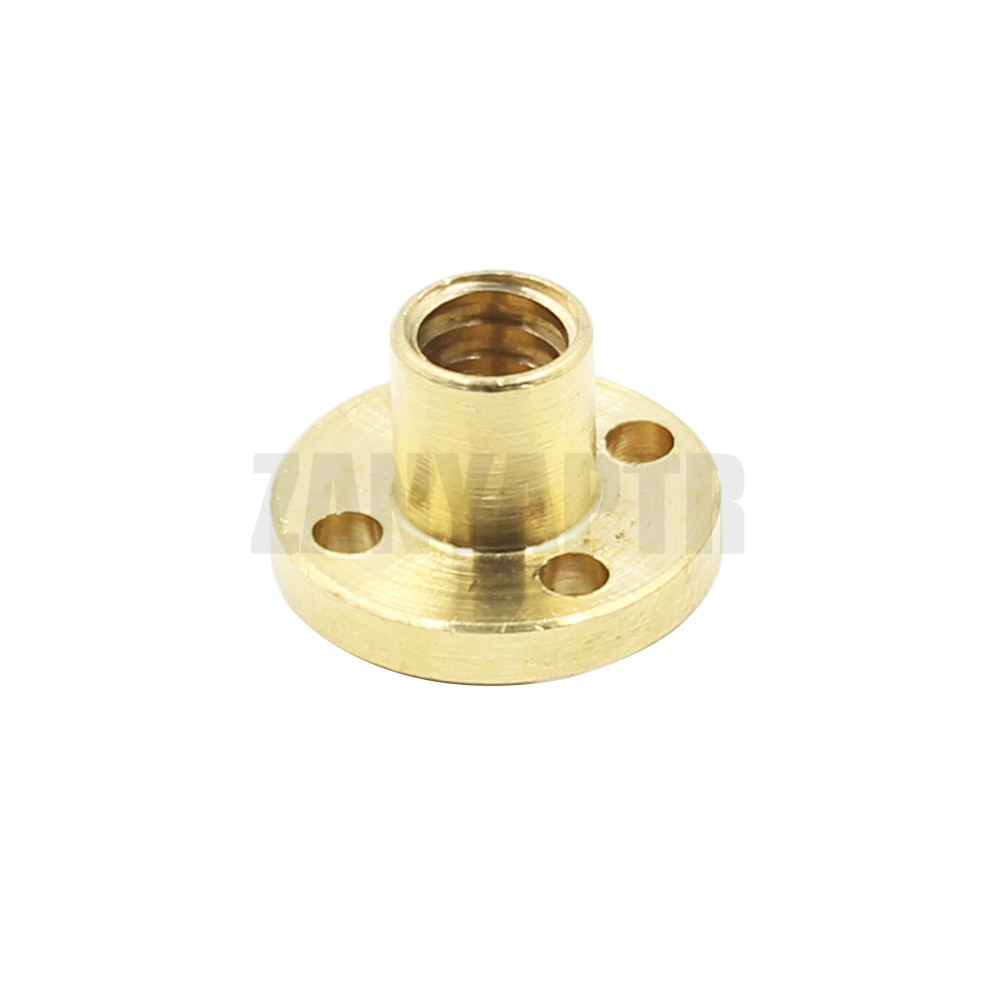 3D Printer &CNC Lead 2mm THSL-500-8D 200/300/400/500 T-type Stepper Motor Trapezoidal Lead Screw 8MM with Copper Nut