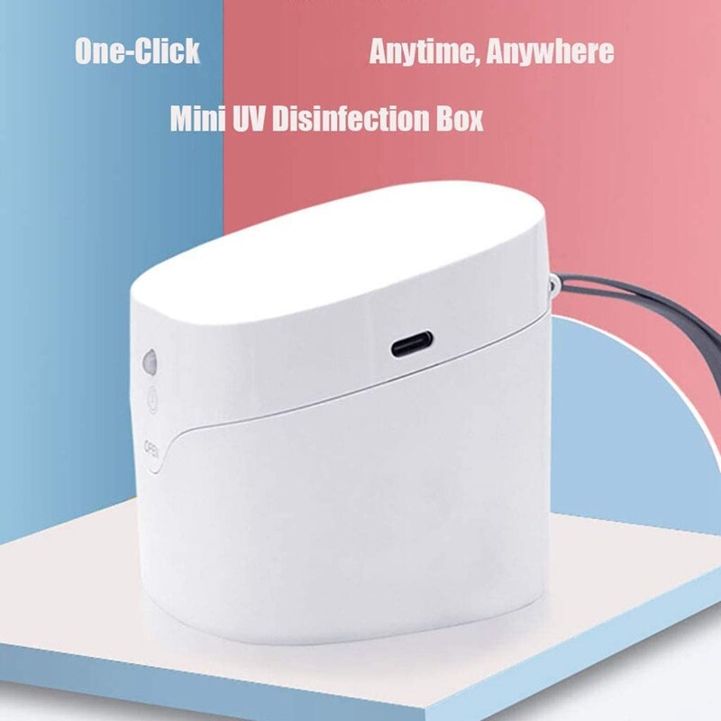 One-Click Cleaning Box Mobile Portable Cleaner Baby Household Small UV Mask Disinfection