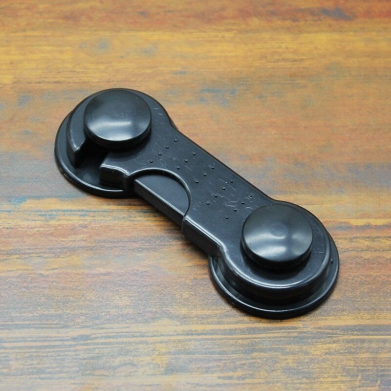 1pc Plastic Cabinet Lock Child Safety Baby Protection From Children Safe Locks For Refrigerators Baby Security Drawer Latches: black