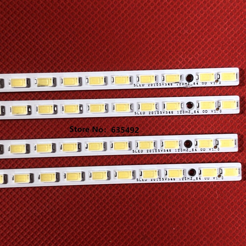 522mm LED Backlight Lamp strip 64leds for Sam sung 46"TV 2010SVS46 UA46C5000 LJ64-02381A LTF460HQ02 LMB-4600BM11 LJ64-02952A