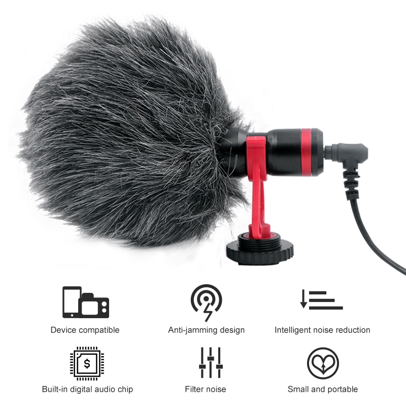 Camera Slr Interview Microph Re-150 Dslr Opname Microfoon Voor Slr Fotografie Vlog Microfoon Iphone 7 6 Andriod Smartphone