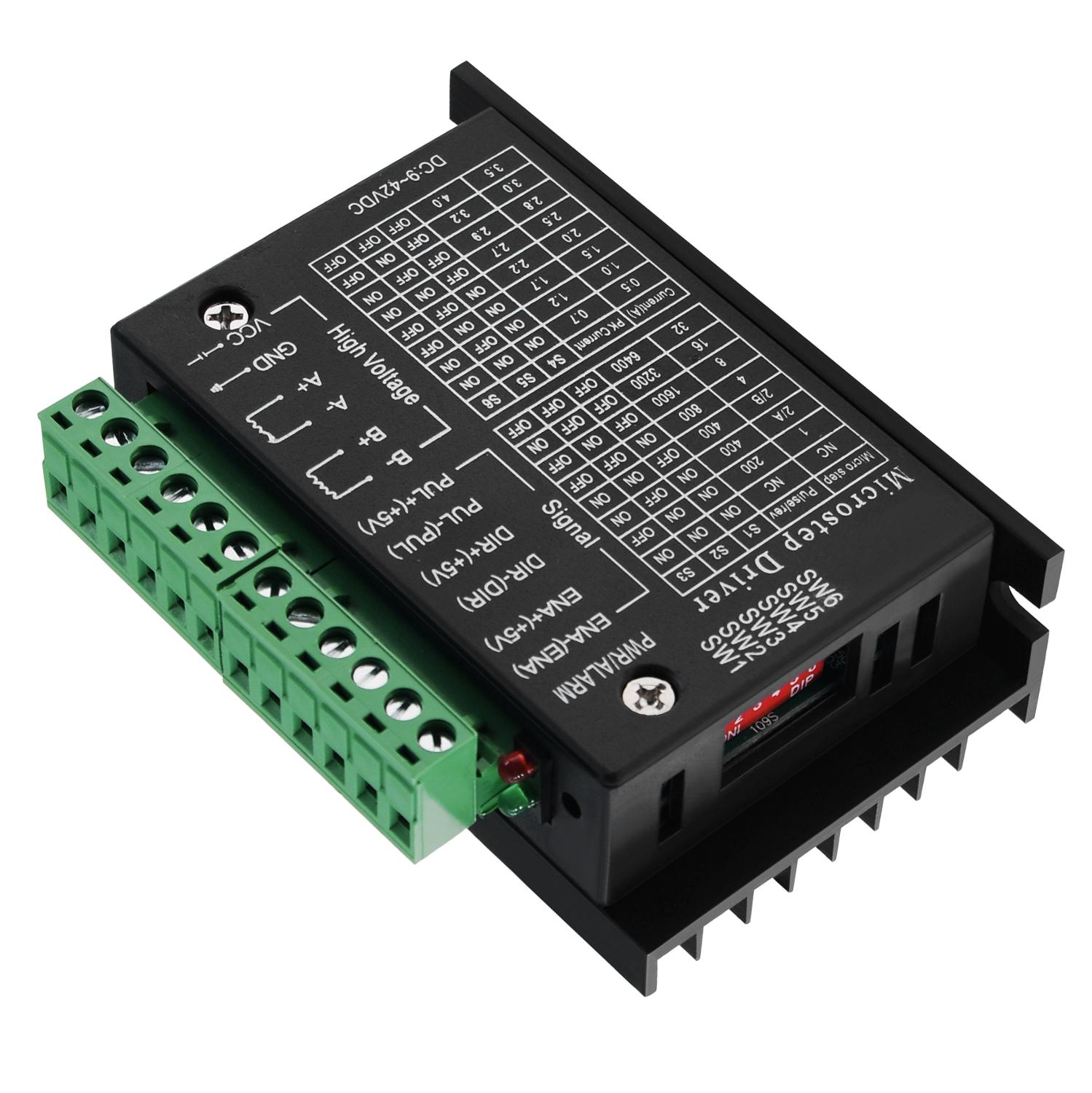 Controlador de motor Microstep TB6600 adecuado para motor paso a paso 42 57 Nema17 Nema23 voltaje de suministro 9-42V CC