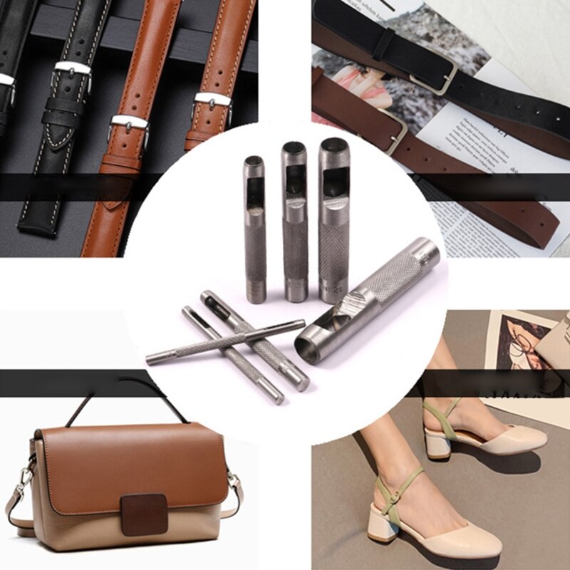 3-15mm Pick Leather Tool Leathercraft Belt Canva Hole Craft Punch Hollow Puncher