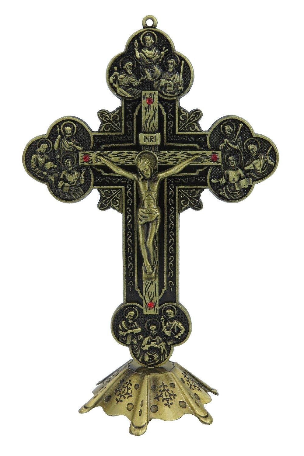 Hankroi Staande Kruisbeeld Metalen 8 inches Cross