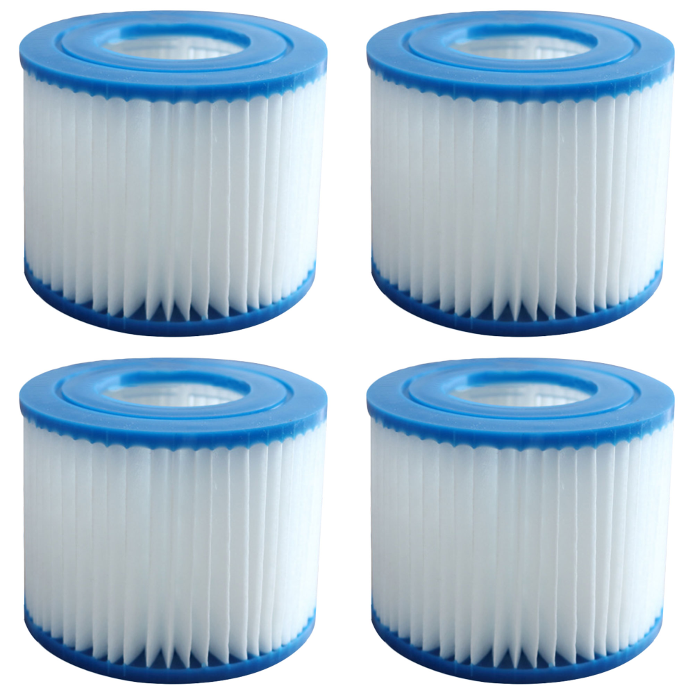 1-10pcs Replacement Swimming Pool Filter Fit for Bestway Flowclear Size VI Filter Cartridge Lay-Z-Spa - Miami Vegas Palm Springs: Blue