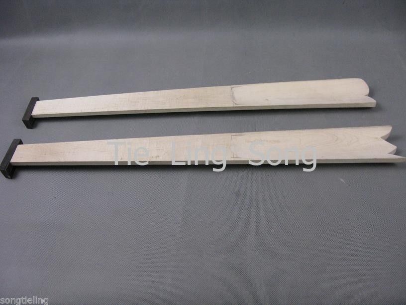 2 uds. Barroca maple diapasón para cello 4/4, mano de obra fina