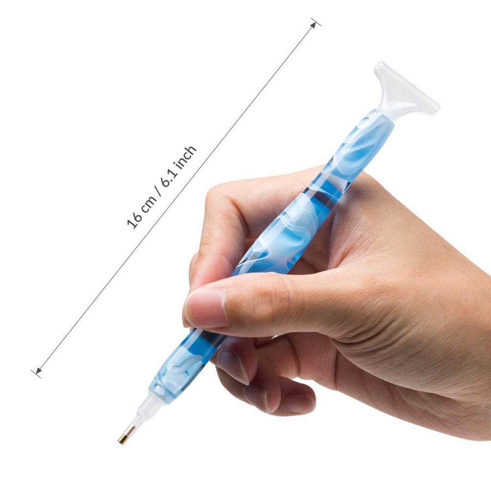5D Diamond Point Drill Pen Double Head Tool DIY Art Crafts Set Cross Stitch Mud Sticking Quick Correction Embroidery Sewing