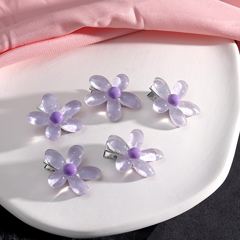 Épingle à cheveux rose douce pour fille, série mignonne, nœud, pêche, camélia, cœur, bord, accessoires pour cheveux, coiffure: vert militaire