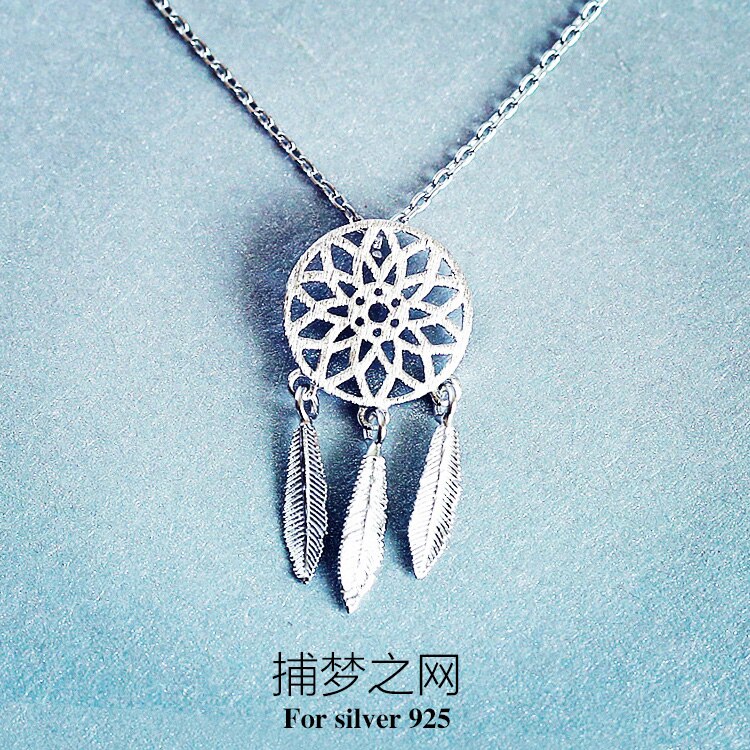 925 Sterling Zilver Dreamcatcher Kettingen Voor Vrouwen Sterling-Zilver-Sieraden