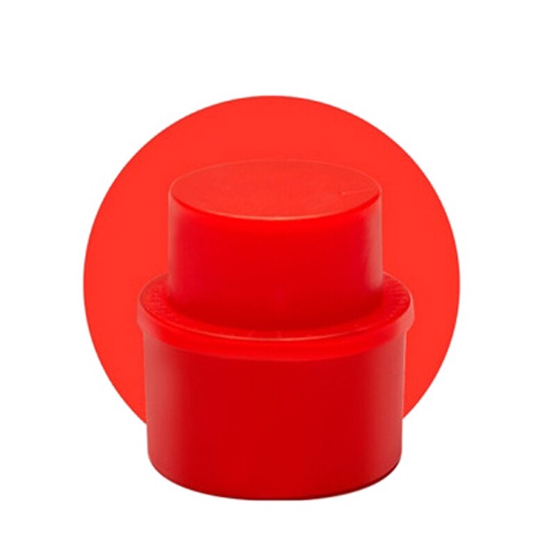 Fizz Keeper! Safe and Durable, Bottle Pump Caps,Bottle Stopper, Pump Bottle Dispenser Cap, Like A Wine Bottle Stopper: Red
