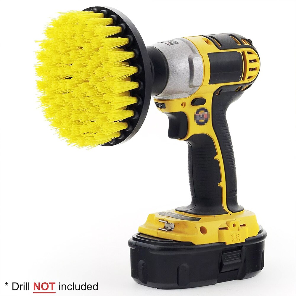 Drill Brush All Purpose Cleaner Scrubbing Brushes for Bathroom Surface Grout Tile Tub Shower Kitchen Auto Care Cleaning Tools