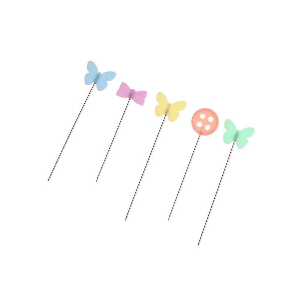 50 /100 schattige vlinderknopen patchworkspelden naalden voor borduurwerk patchworkgereedschap naainaald diy naaiaccessoires