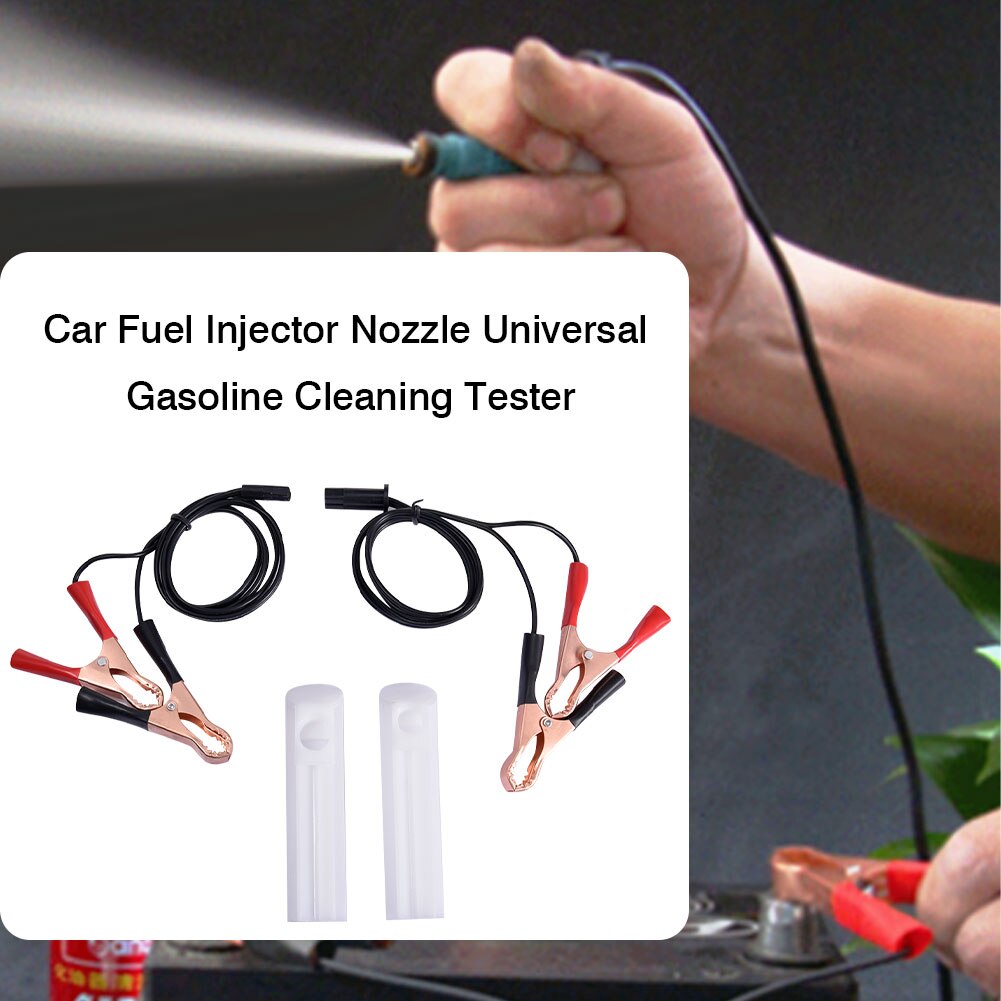 Manual Fuel Injector Cleaning Tool Nozzle Universal Gasoline Cleaning Tester Fuel System Cleaning Tools Car Repairing Tools