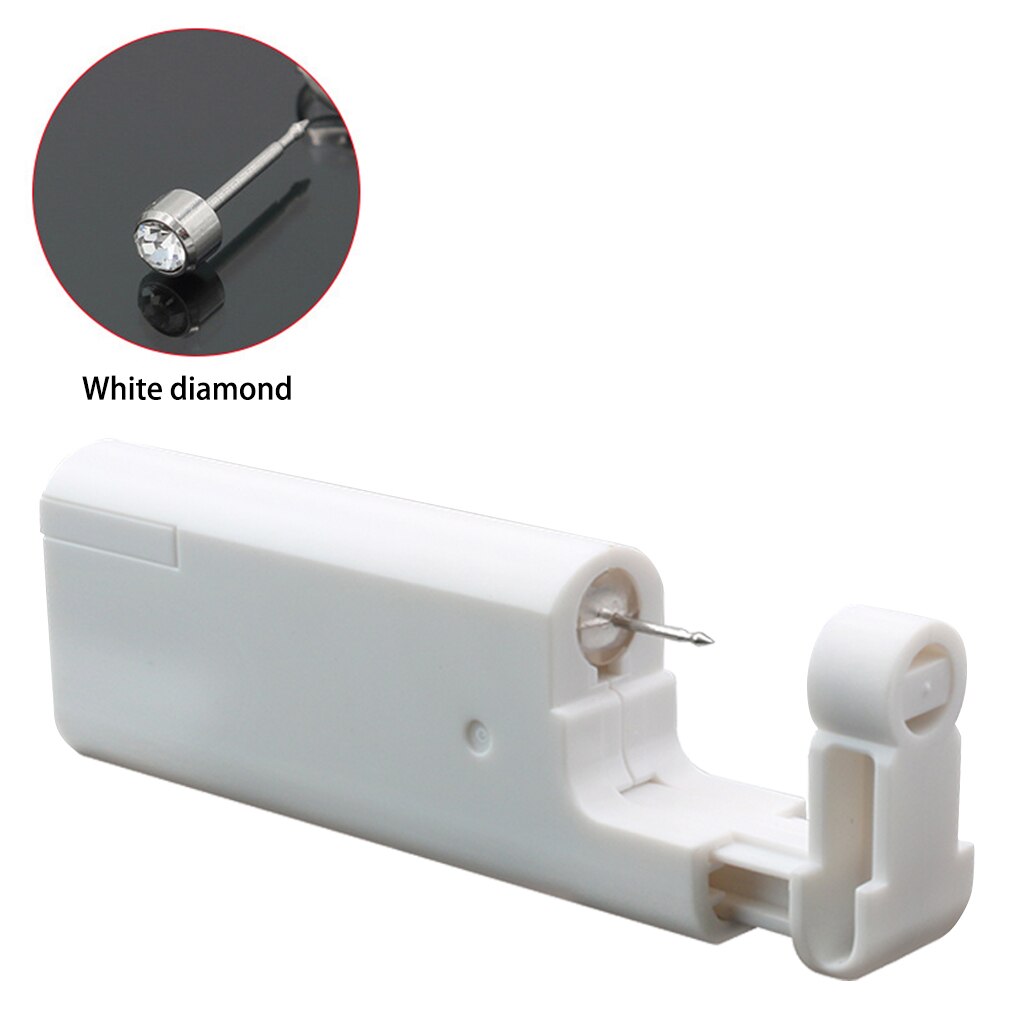 1Pc Professionele Oor Piercer Single-Gebruik Piercer Apparaat Draagbare Oor Piercing Unit Met Metalen Oor Stud Niet Pijn: 1