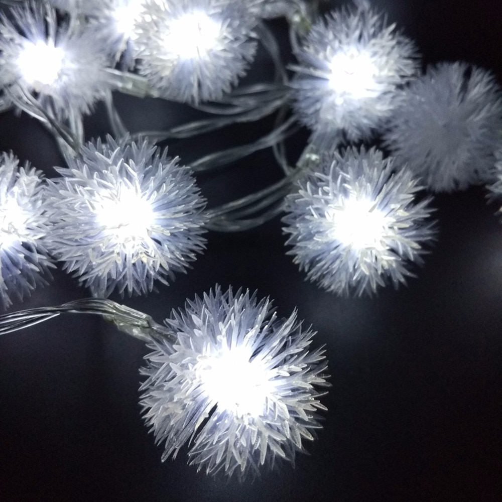 LED Snowflake twinkle string lights Christmas fairy lights Outdoor use Decorations for Year Xmas Wedding Room Party