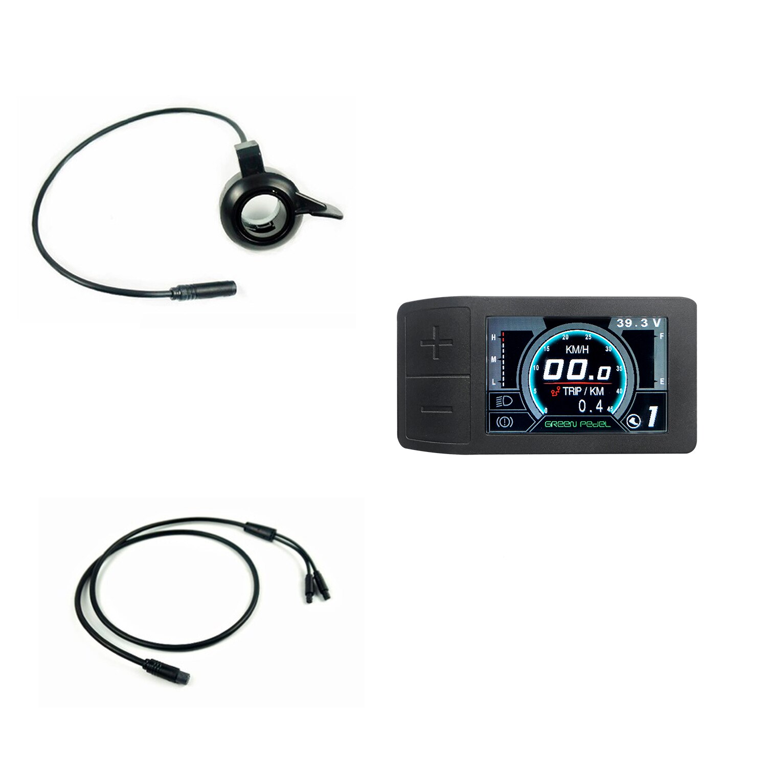 Tongsheng TSDZ 2 Mid Drive Motor LCD Display 500C Colour Screen Display for Electric E Bike Bicycle Conversion Kit