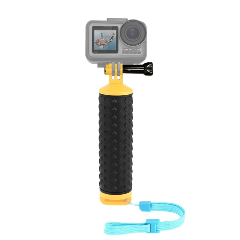 Barras de flotación con mango flotante PULUZ con correa para GoPro HERO7/6/5 para DJI Osmo Action para Xiaoyi y otras cámaras de acción