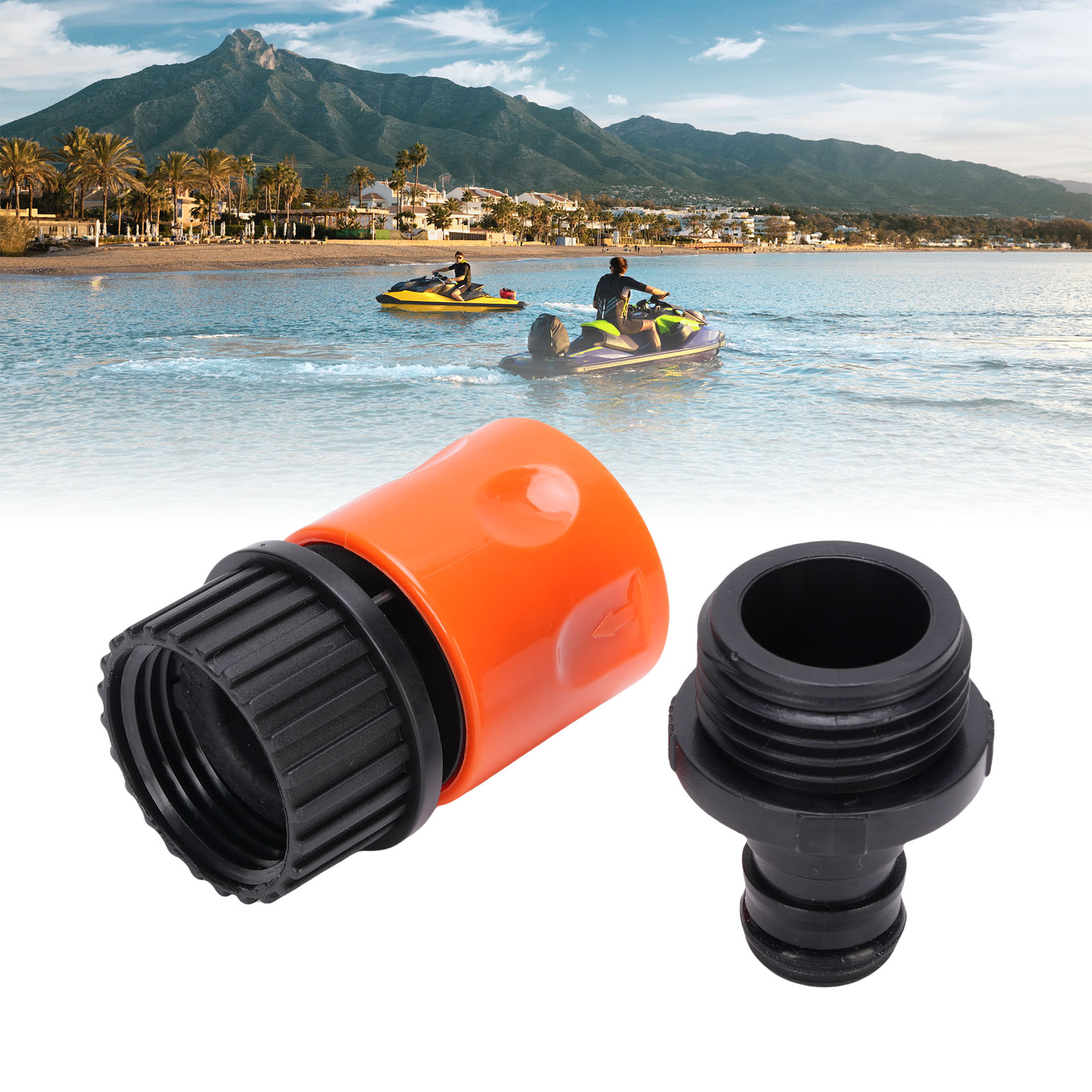 Boat Flush Kit Outboard Motor Quick Connect Flush Kit Replacement for PWC 4 Stroke Watercraft Boat Flush Kit