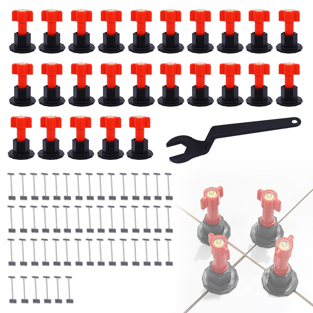Kit Pose Stratifié & Parquet – 73 Pièces (70 Entretoises, Maillet, Barre De Traction) – Pour Sols 7 à 15 Mm – DIY
