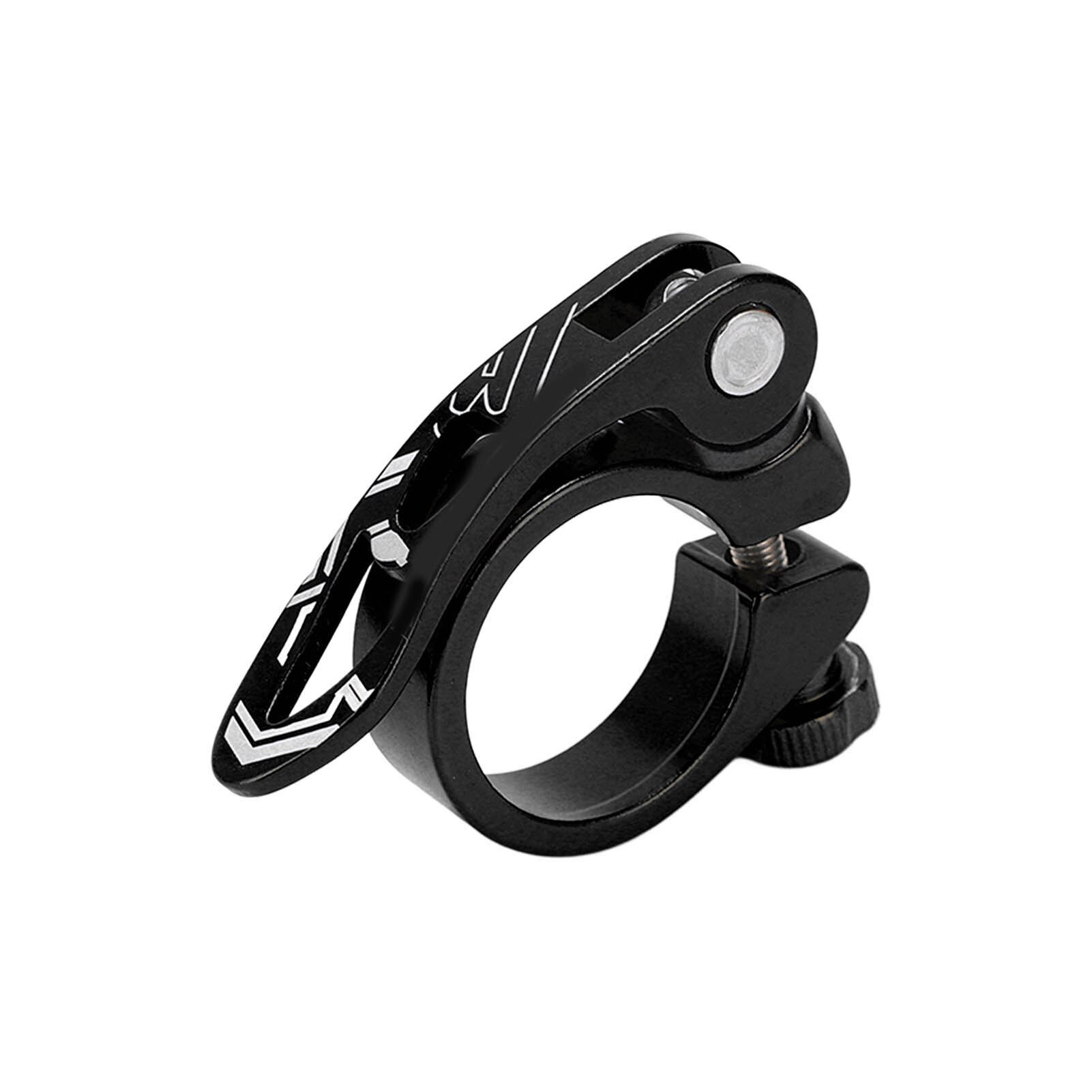 Mtb Bike Zadelpenklem Quick Release Zadel Pole Clip Aluminium Legering Fiets Zadelpen Clip Mount 31.8Mm 34.9Mm: 34.9mm Black