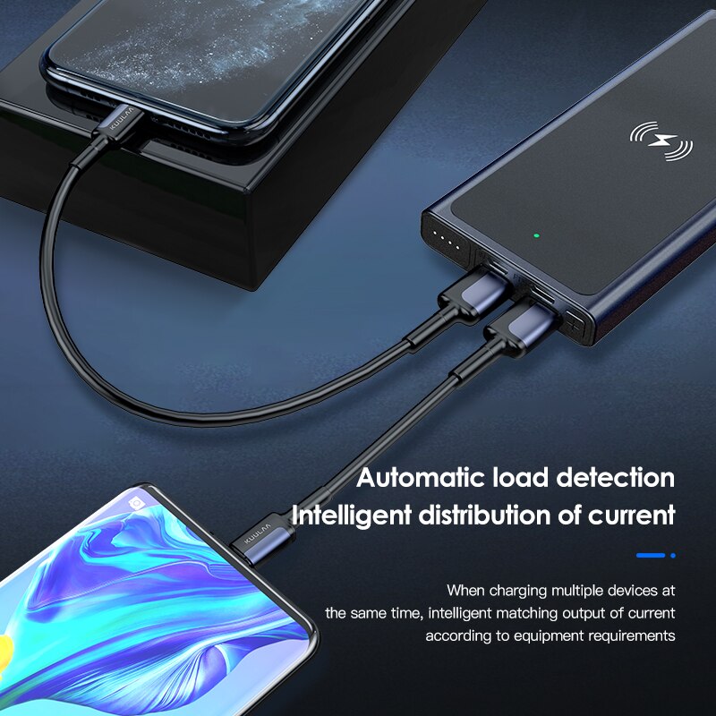 KUULAA – chargeur sans fil 10000mAh, batterie externe portable, pour iPhone 13 12 11 pro max Samsung