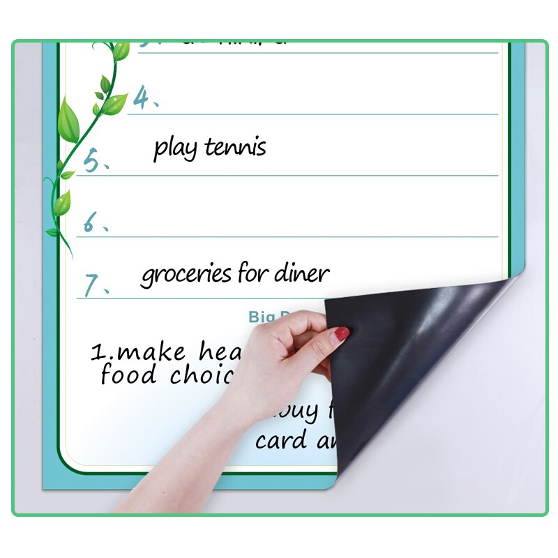 Magnetische Dagelijkse Planner Maandelijkse Organizer Whiteboard Uitwisbare Boards Magneten Te Doen Lijst Tijdschema Voor Keuken Koelkast 42X30 Cm