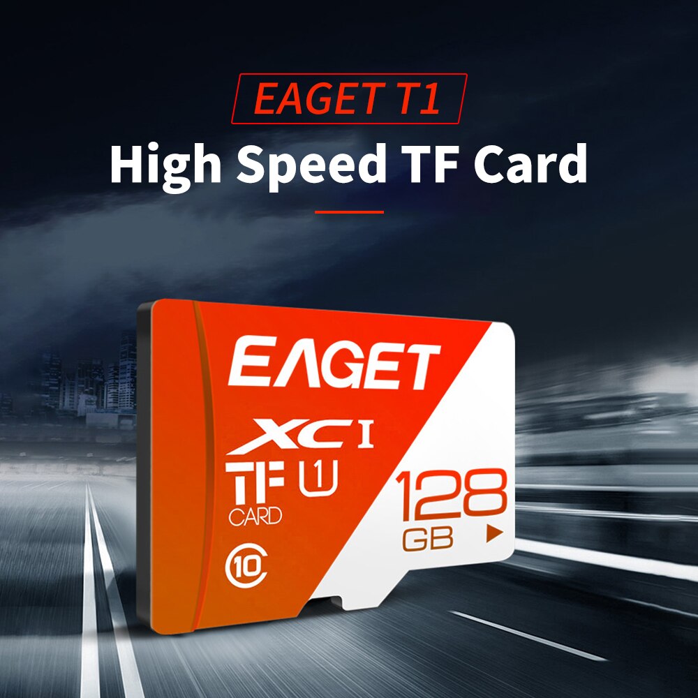 Eaget  t1 nopea suuren kapasiteetin muistikortti tf-kortti 32/64/128gb tf-muistikortti  u1 c10 ajon tallentimen valvontalaitteille