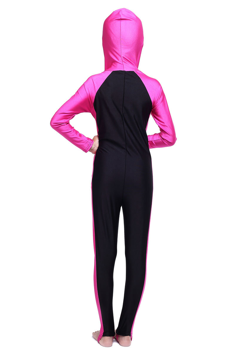 Burkini para niñas, bañador modesto musulmán, Hijab, Mayo islámico, Boerkini, traje de baño de una pieza,