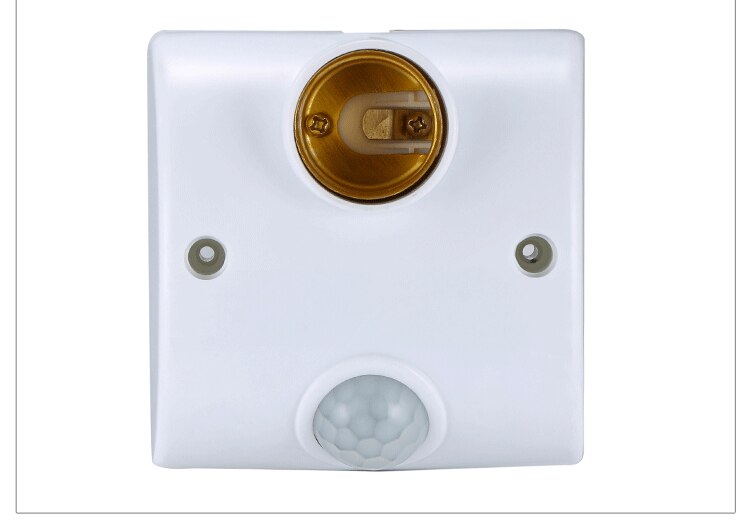 Menselijk lichaam inductie e27 houder met automatische body infrarood ir sensor pir motion detector verstelbare tijd & gevoeligheid