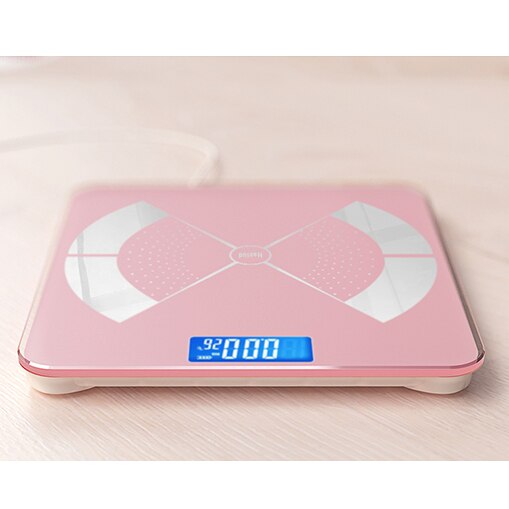 Balanza doméstica recargable Naclud, medidor de peso preciso del cuerpo humano, pequeña balanza electrónica inteligente
