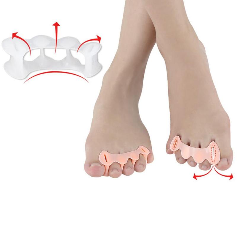 EEN paar Hallux valgus orthese Siliconen Separator Hamer Teen Bunion Relief Hallux Valgus Voeten Care Tool