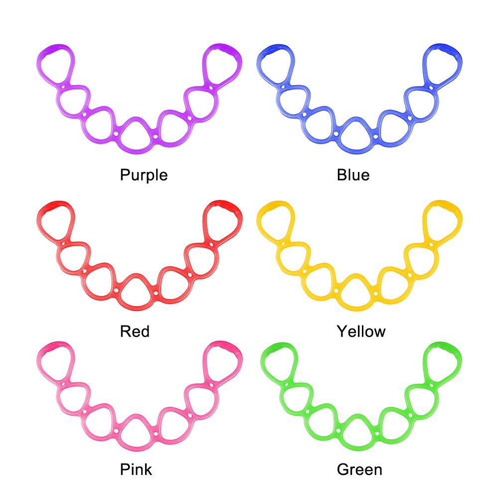 Physical Therapy Home Gym Resistance Exercise Band Working Out Hand Foot Stretchable Back 7 Ring Portable Fitness Leg For Women