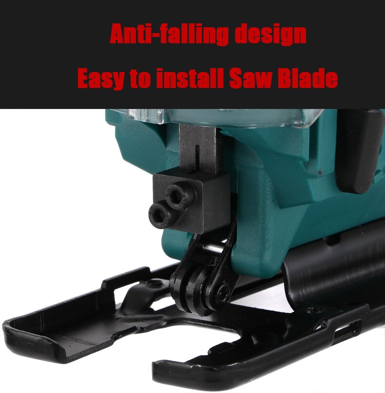 21V Draadloze Jig Zagen Elektrische Zaag 4 Speed Multifunctionele Houtbewerking Scroll Cutter Jigsaw Hout Metalen Bladen Voor makita Batterij