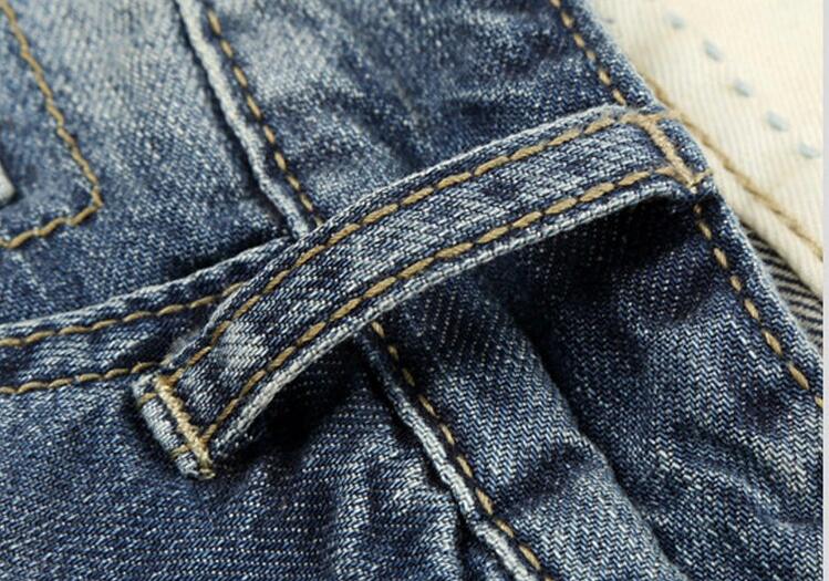 Leisure Mens Ripped Short Jeans Brand Clothing Summer Shorts Breathable Tearing Denim jogger Shorts Male
