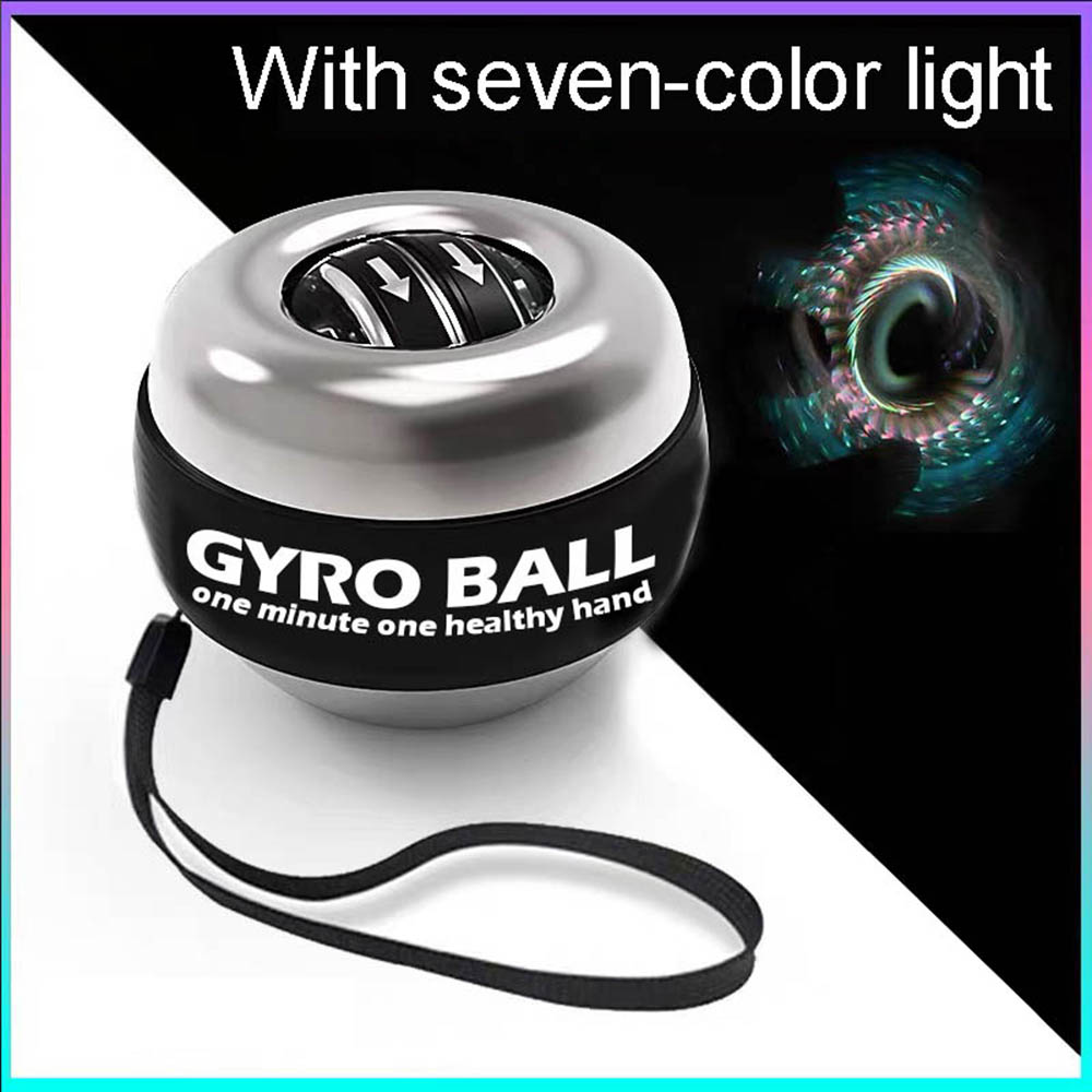 Hand Strengthener Fitness Autostart Powerball Exercise Machine Power Ball Gyroscope Gym Expander Wrist Weights Gyro Equipment: green