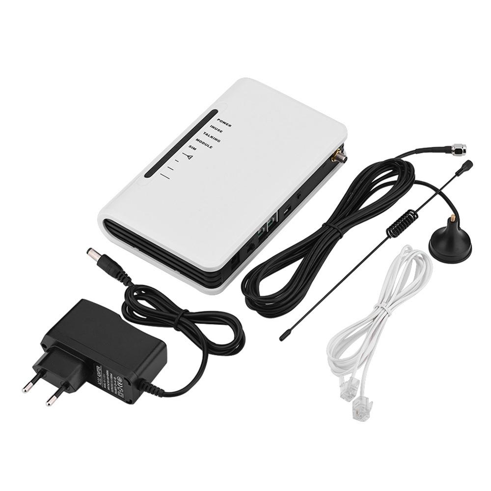 Wireless To Wired Telephone Box GSM 24-Hour Work Can Connect The Phone Box Alarm Recorder: EU plug