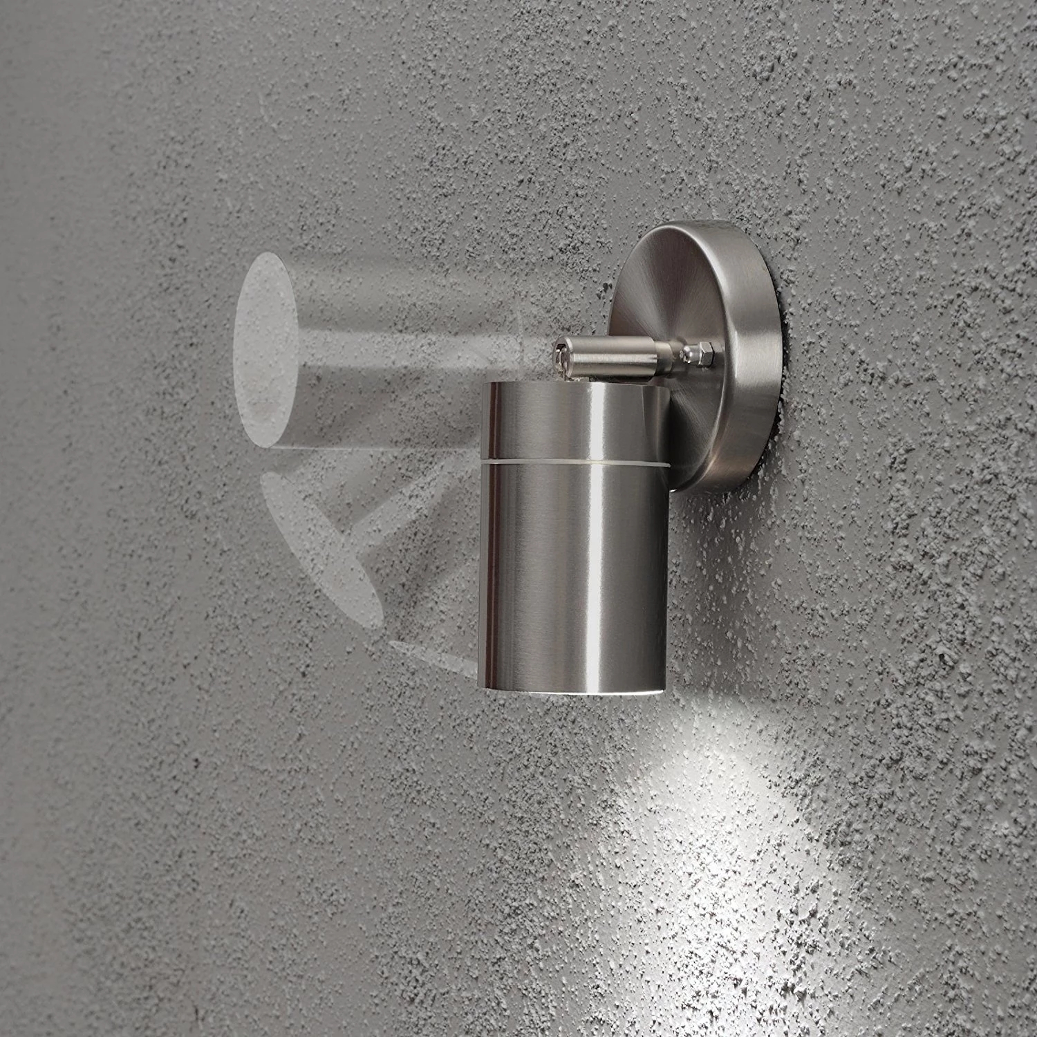 Einstellbare draussen Wasserdichte Wandleuchten GU10 LED Edelstahl hoch Nieder Wandleuchte Garten Veranda Dekoration Wandleuchte Scheinwerfer