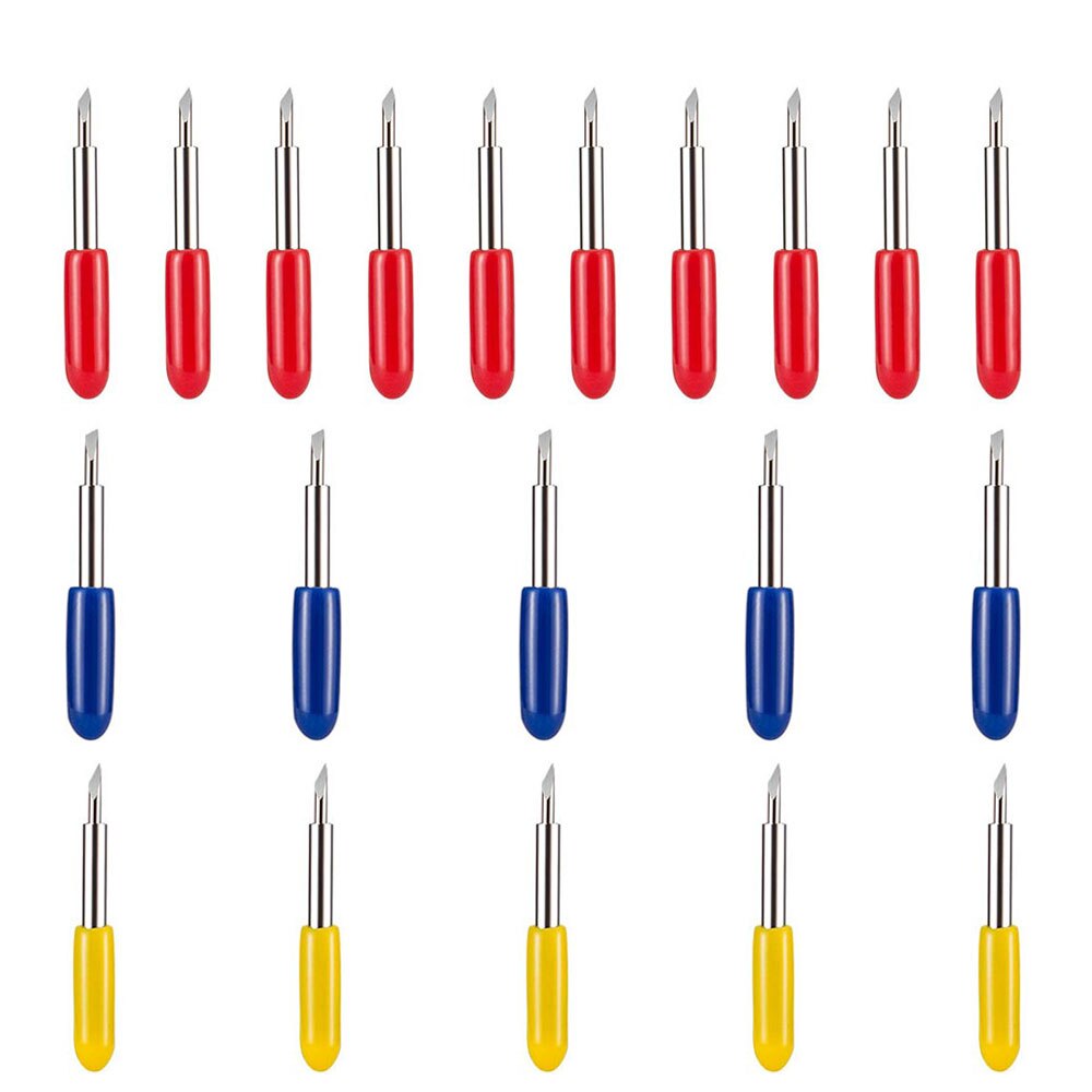 Couteau de coupe en carbure cémenté pour traceur, couteau de coupe 30/45/60 degrés, lame de fraisage, outils de sculpture: 20pcs 45 60 30 set