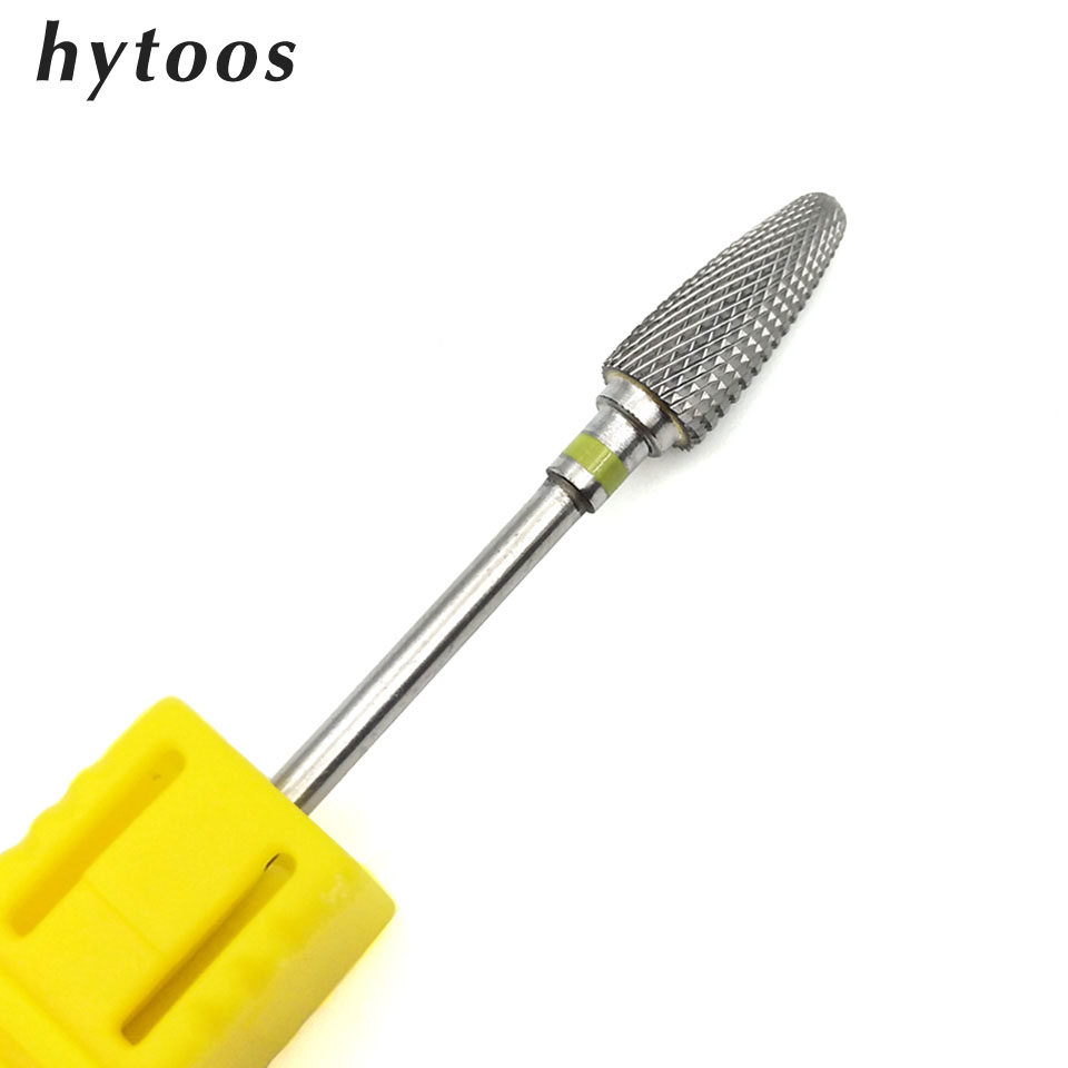 Hytoos Xf Tungsten Carbide Nail Drill Bit 3/32 "Rotary Manicure Snijders Bits Voor Manicure Nail Drill Accessoires Frezen