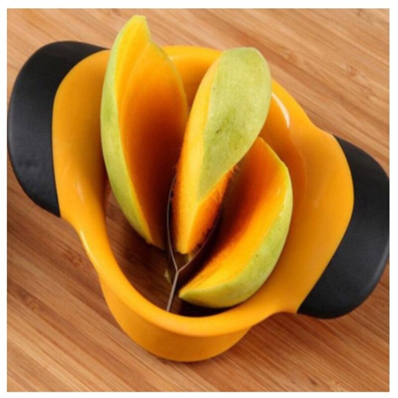 1pc rostfritt stål mango pitter stenar kärna skärare frukt hackare splitter skärare köksredskap tillbehör skärkniv