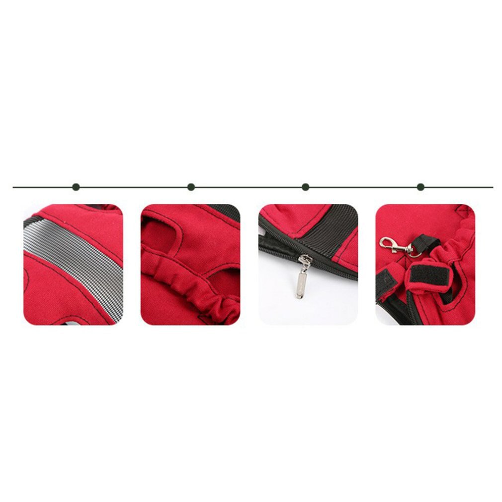 Mochila de tela Oxford para pecho de perro, de , suministros para mascotas, mochila transportadora portátil, piernas para perros de compañía y gatos