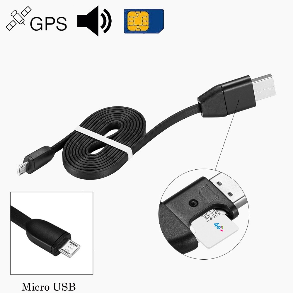 Fahrzeug Auto Lokalisierer GPS Aktivität Verfolgung Alarm Geräte Tracker Usb-kabel Ladegerät Hören Klang GSM GPRS für iPhone Android: Pro Android