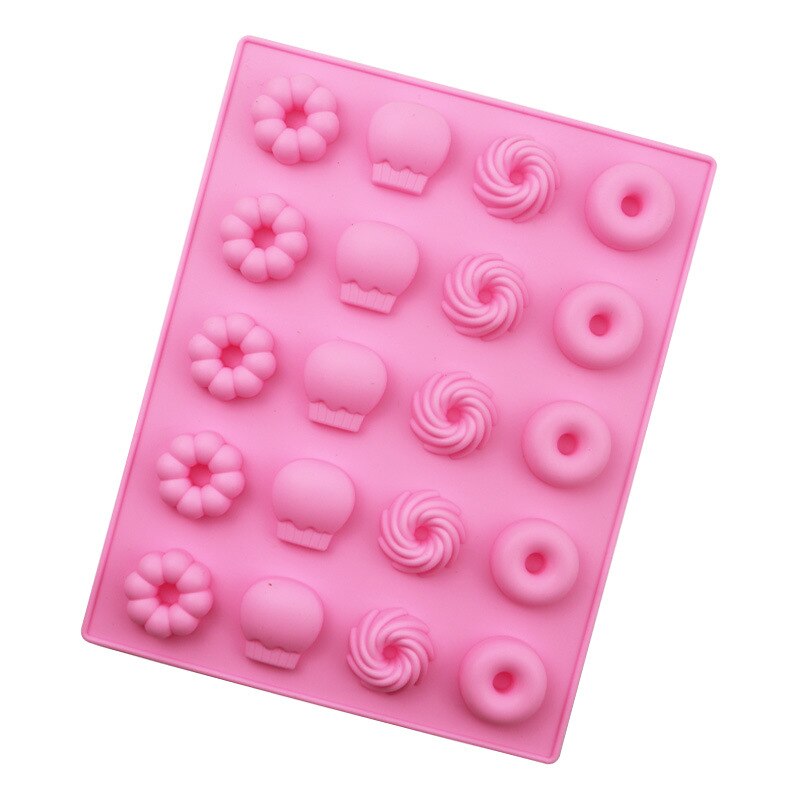 3d mini donut forma de frutas silicone bolo de chocolate moldes doces açúcar artesanato biscoito ferramentas de cozimento resina argila fondant moldes