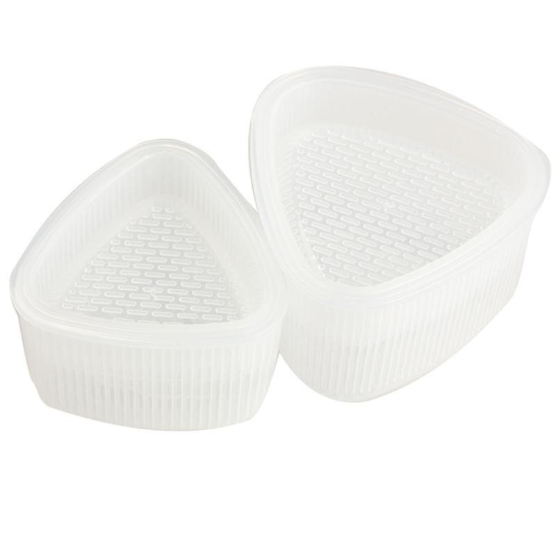 4 st kök bento dekorera sushi onigiri mögel mat pressa triangulär form risboll maker transparent praktiskt diy verktyg