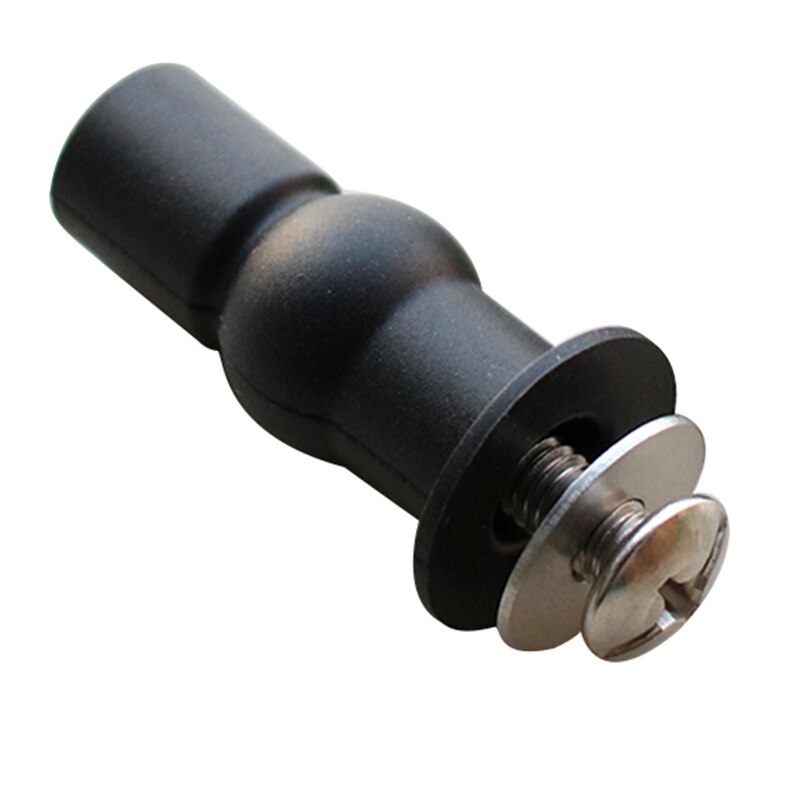 Toilet Seat TOP FIX Seat Hinge Hole Fixings Well Nut Screw Rubber Back to Wall Pair