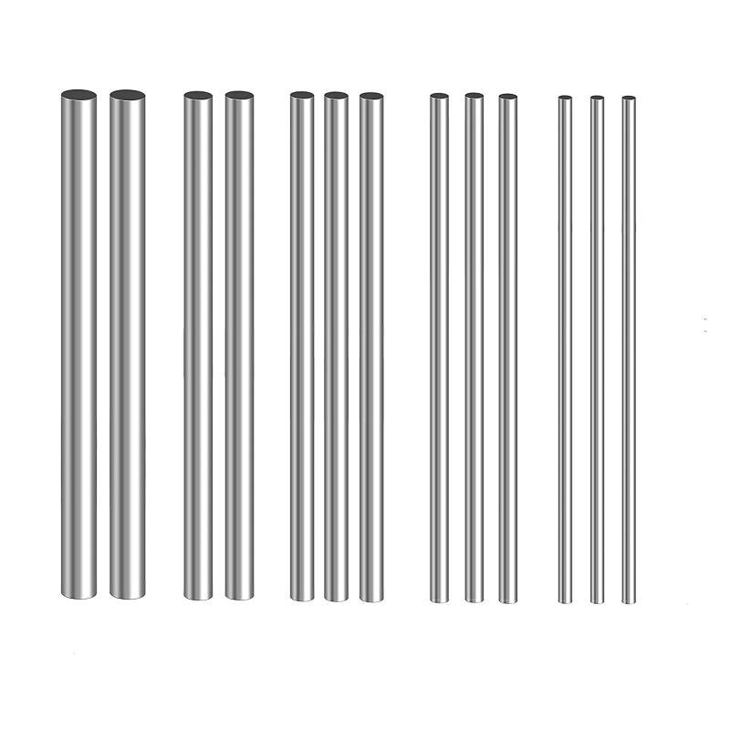 1/5Pc Stainles Steel Solid Round Rod Lathe Bar Stock Assorted for DIY Craft Tool Diameter 2mm 2.5mm 3mm 4mm 5mm 6mm 8mm 10mm14mm