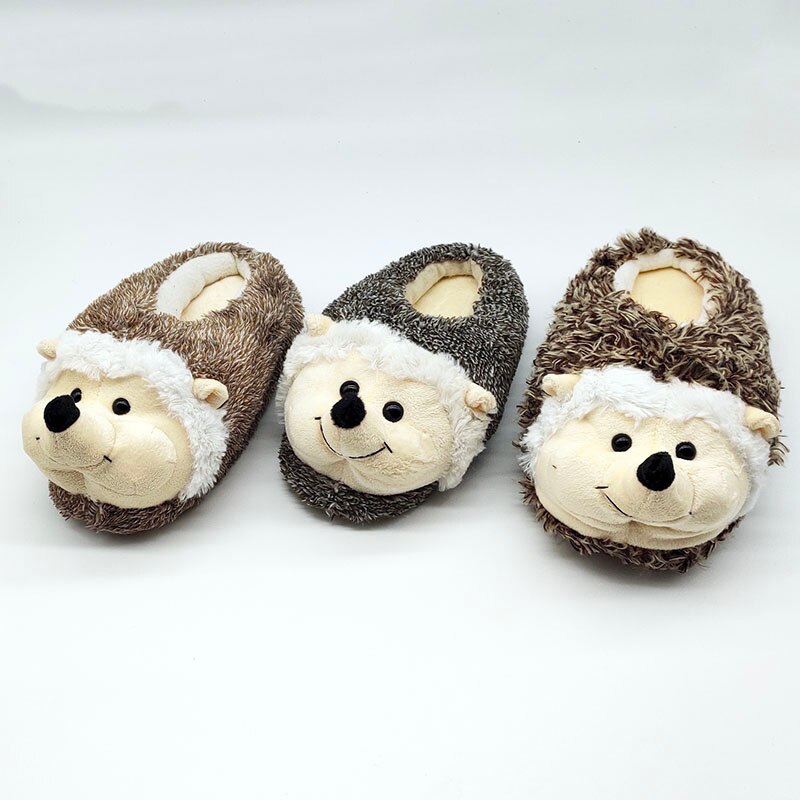 special hedgehog fur slippers timber land shoes men women winter slippers Custom slippers Home House Slippers Children indoor